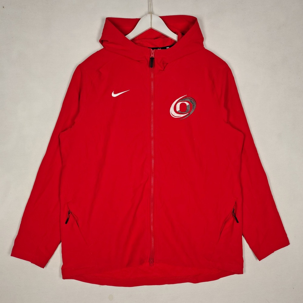 Nike Carolina Hurricanes NHL Full Zip Hooded Windbreaker Red XL CT2693-657